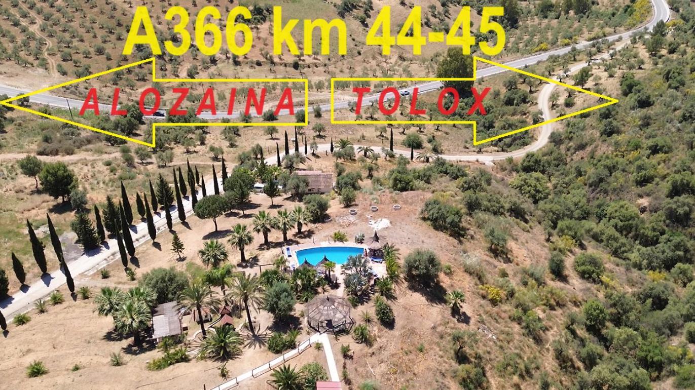 Rural Cottage, With Pool & Optional Private 6 Guests Jacuzzi Tolox Exteriér fotografie